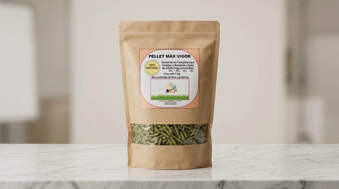 Bolsa de Pellet mezcla natural 1/2 kg